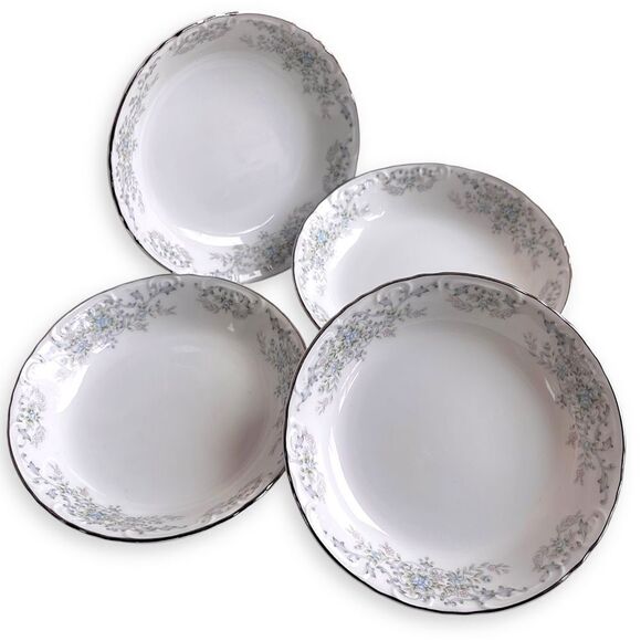 Vintage Norleans Fine China JAPAN Theresa Fruit Dessert Sauce Bowls (4) - Picture 5 of 15